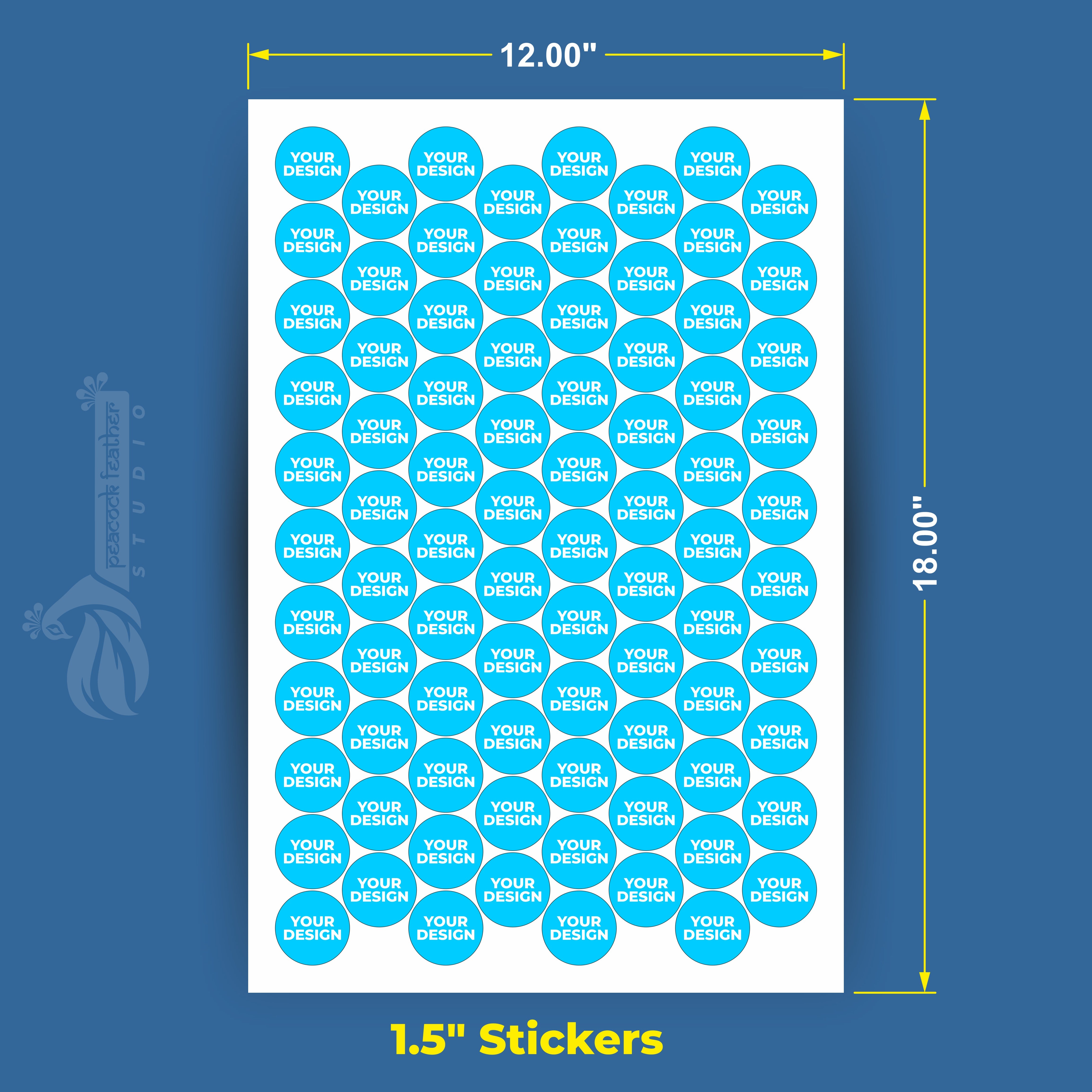Customized Transparent Waterproof Sticker Printing