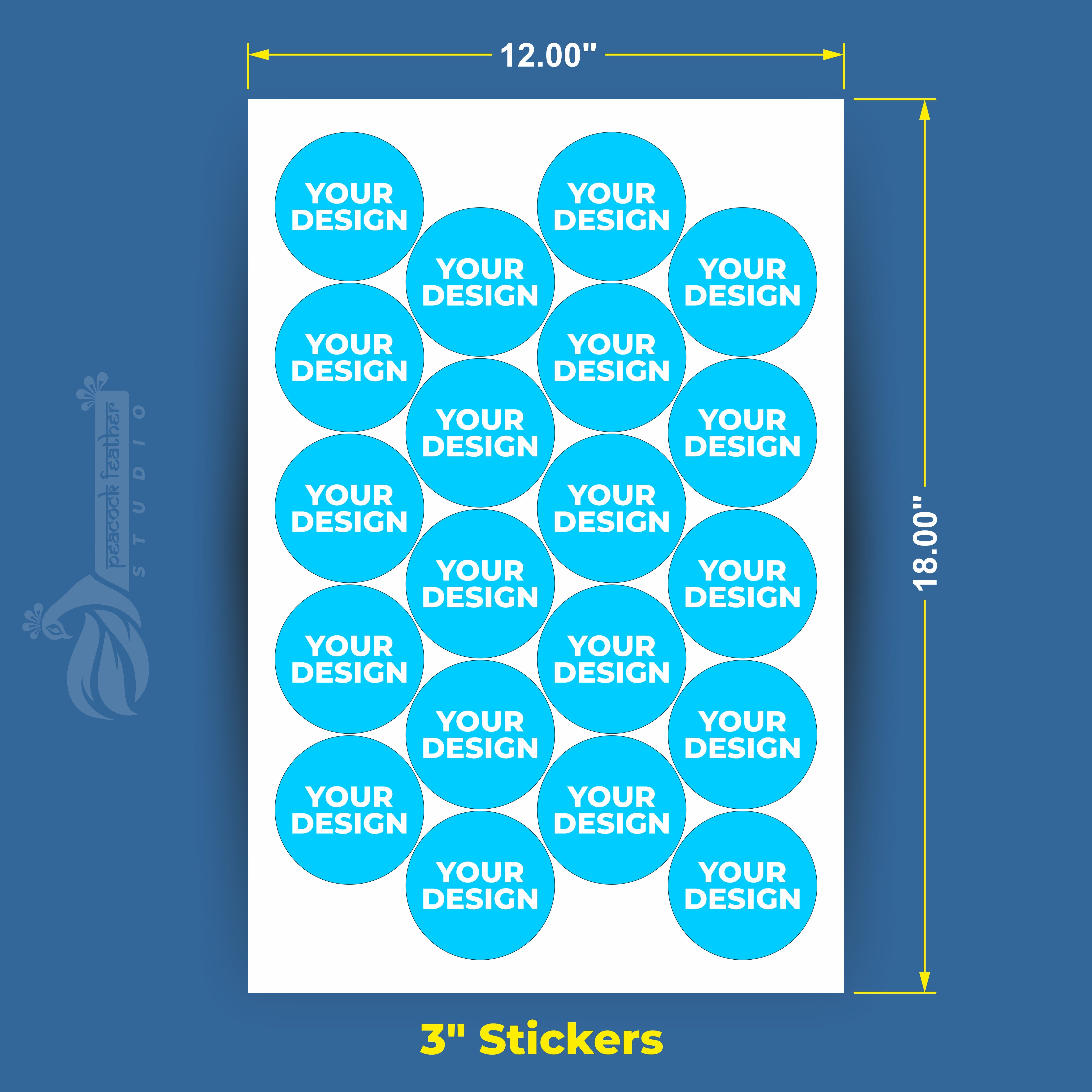 Customized Transparent Waterproof Sticker Printing