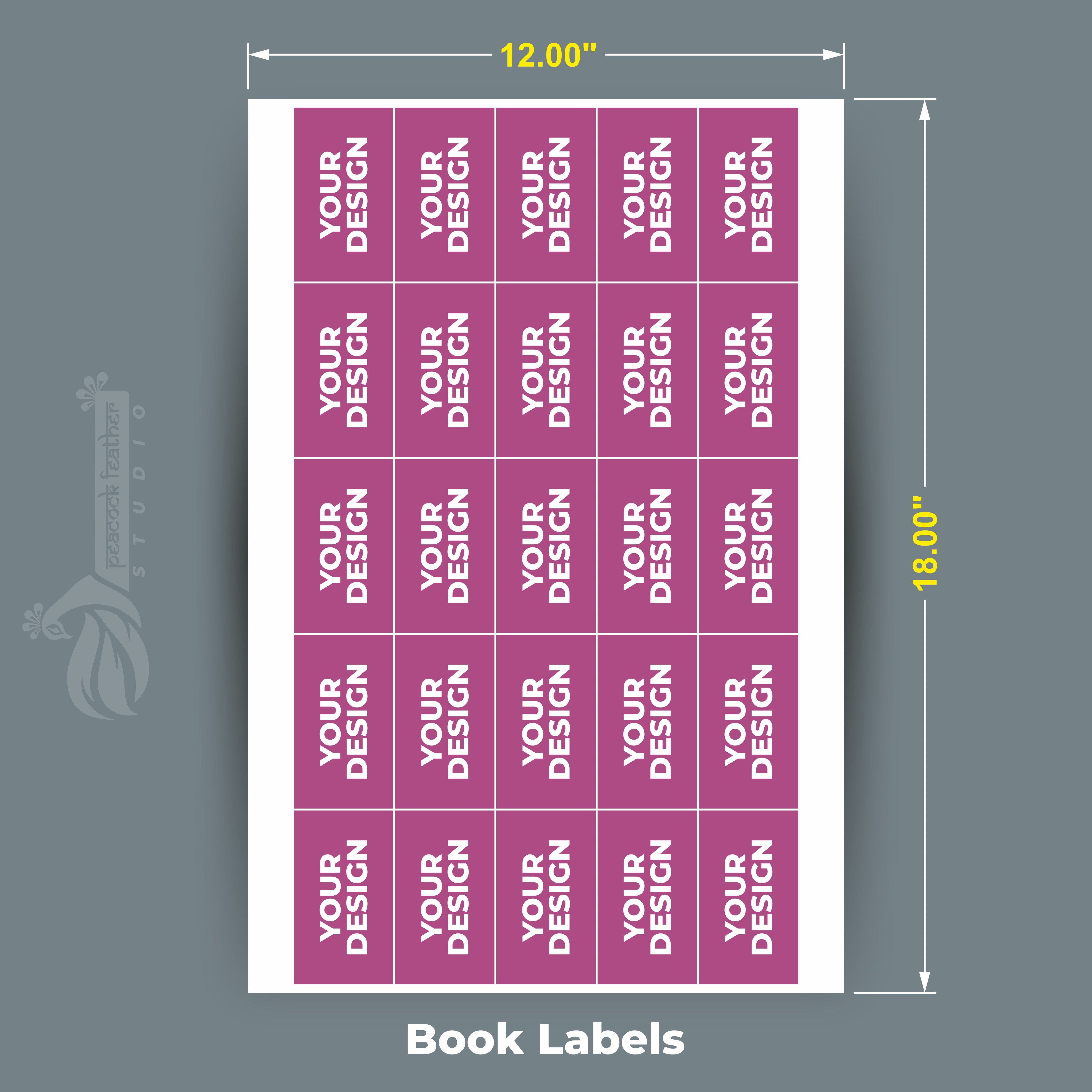 Customized Book Labels with Kid’s Photo & Hindu God Designs (Set of 25)