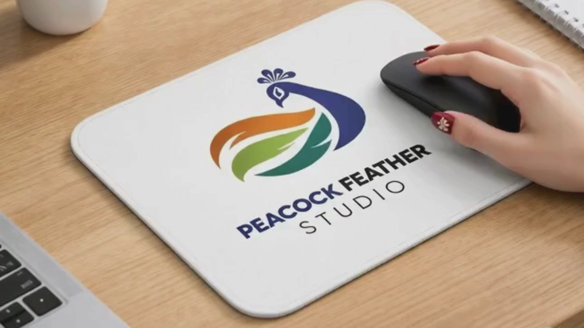 Personalized Mouse Pad with Logo | Premium Printed Mouse Pad for Office & Gaming